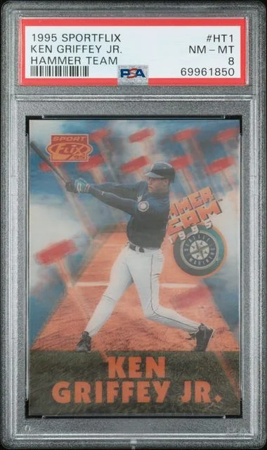 1995 Pinnacle Ken Griffey Jr. Sportflix Hammer Team #HT1 card image