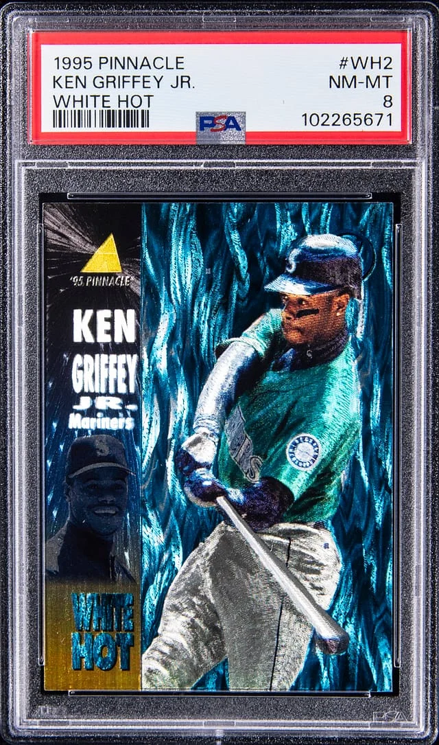 1995 Pinnacle Ken Griffey Jr White Hot #WH2 card image