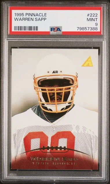 1995 Pinnacle Warren Sapp #222 card image
