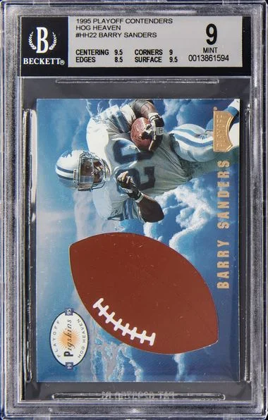 1995 Playoff Contenders Barry Sanders Hog Heaven #HH22 card image