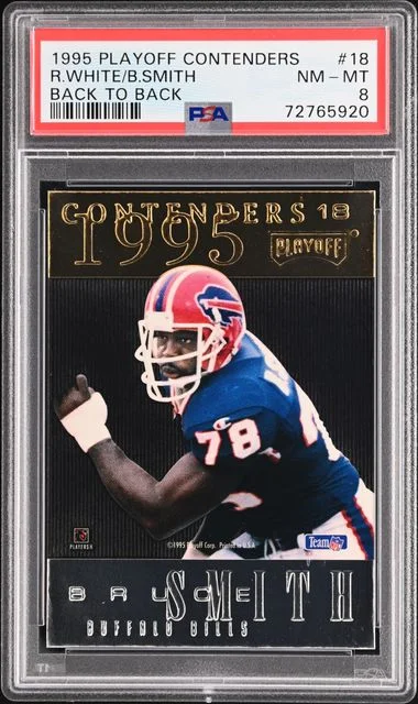 1995 Playoff Contenders Bruce Smith/Reggie Back To Back #18 card image