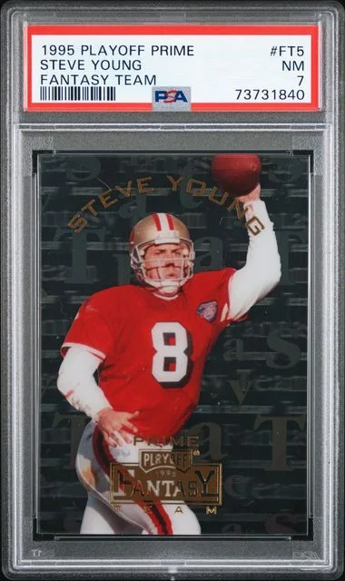1995 Playoff Steve Young Prime Fantasy Team #FT5 card image