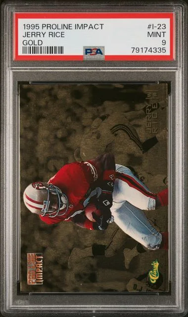 1995 Pro Line Impact Gold Jerry Rice #I-23 card image