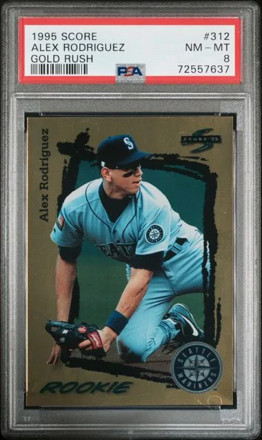 1995 Score Alex Rodriguez Gold Rush #312 card image