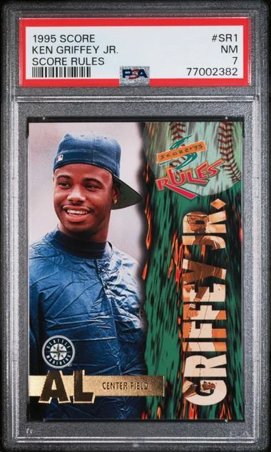 1995 Score Ken Griffey Jr. Score Rules #SR1 card image