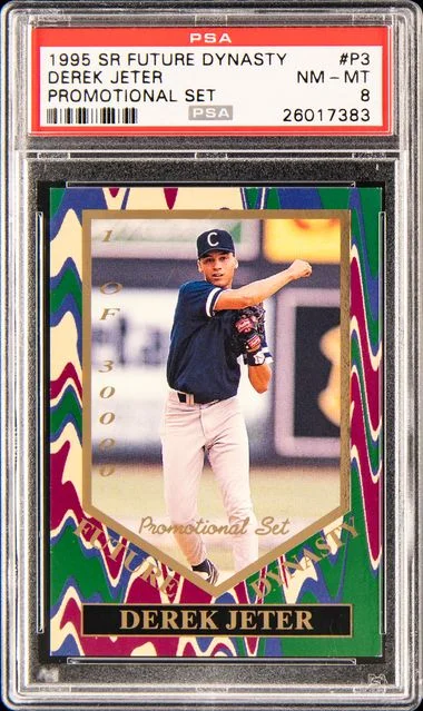 1995 Signature Rookies Future Dynasty Promotional Set Derek Jeter #P3 card image