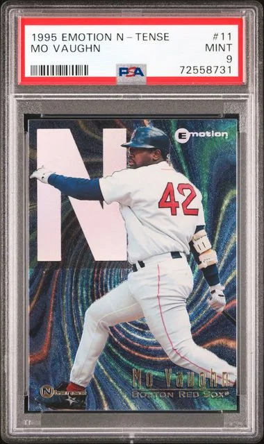 1995 SkyBox E-Motion Mo Vaughn N-Tense #11 card image