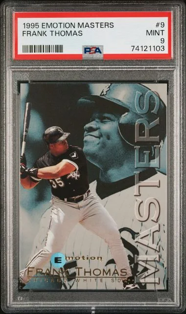 1995 SkyBox Emotion Frank Thomas Masters #9 card image