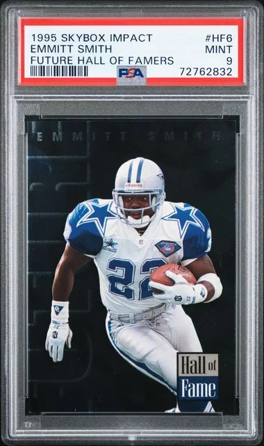 1995 SkyBox Impact Emmitt Smith Future Hall Of Famers #HF6 card image