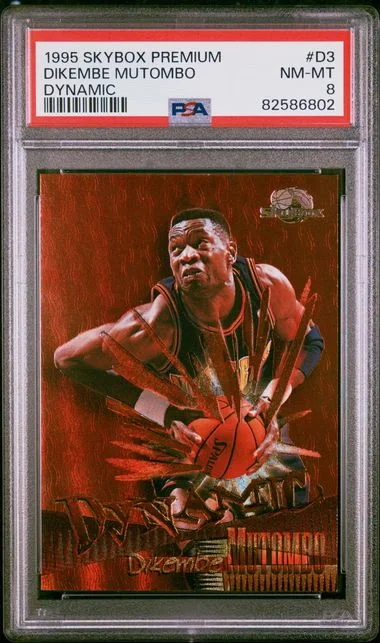 1995 SkyBox Premium Dikembe Mutombo Dynamic #D3 card image