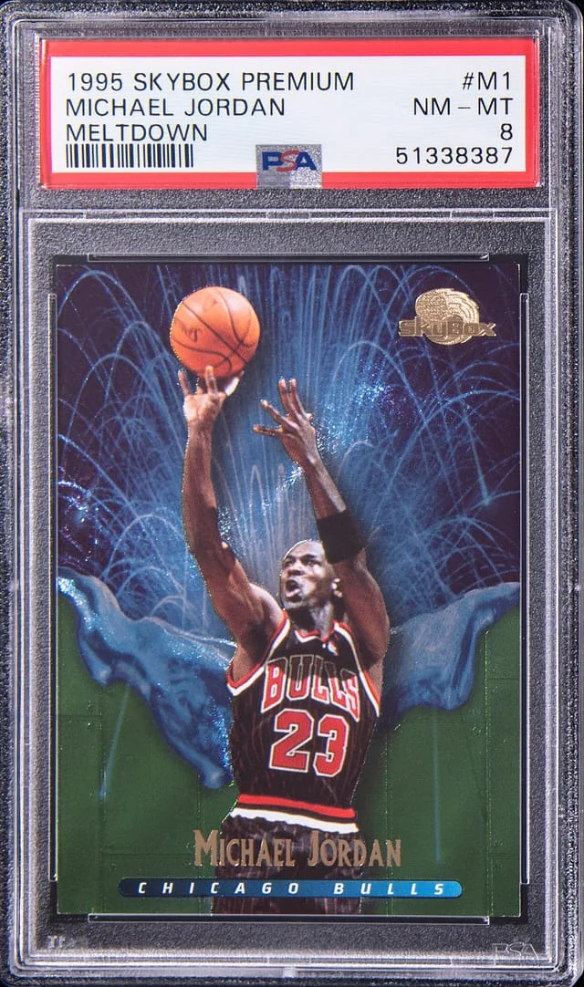 1995 SkyBox Premium Michael Jordan Meltdown #M1 card image