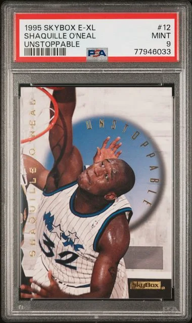 1995 SkyBox Shaquille O'Neal E-Xl Unstoppable #12 card image