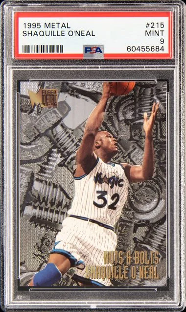 1995 SkyBox Shaquille O'Neal Metal #215 card image