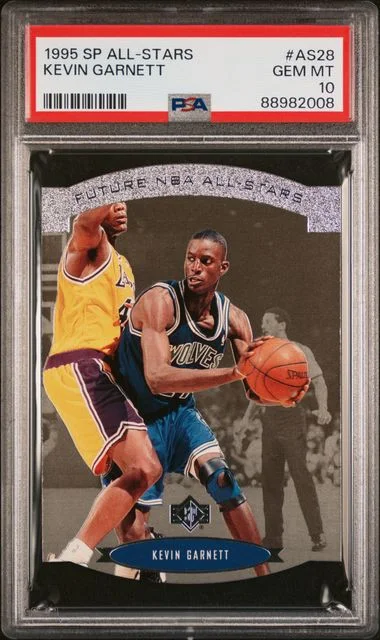 1995 SP All-Stars Kevin Garnett #AS28 card image