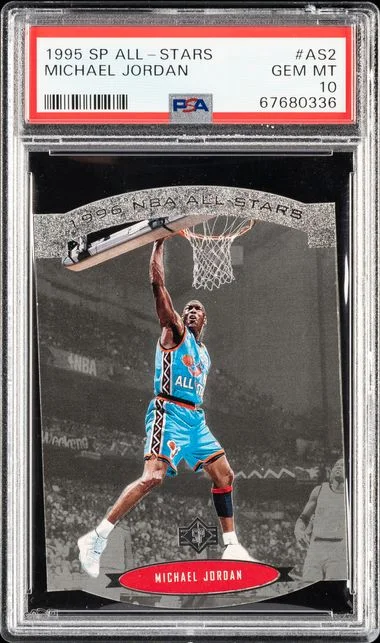 1995 SP All-Stars Michael Jordan #AS2 card image