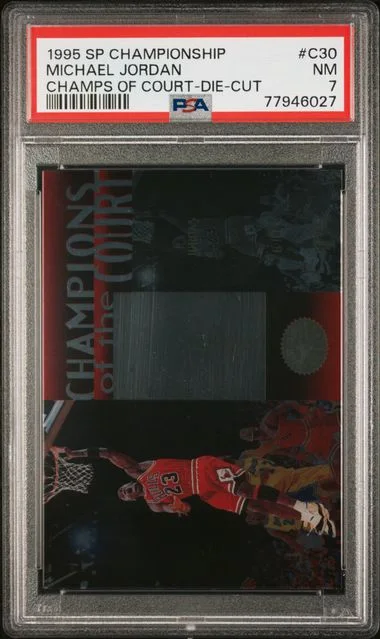 1995 SP Championship Champions Of The Court Michael Jordan #C30 card image