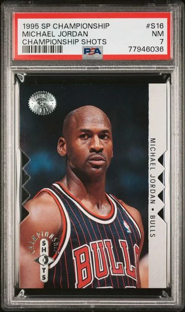 1995 SP Championship Championship Shots Michael Jordan #S16 card image