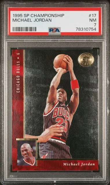 1995 SP Championship Michael Jordan #17 card image