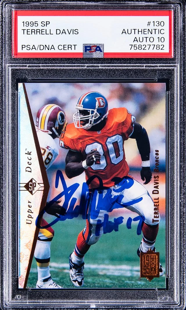 1995 SP Terrell Davis #130 card image