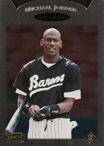 1995 SP Top Prospects Michael Jordan Time Capsule #TC4 card image