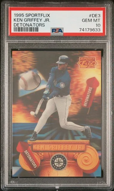 1995 Sportflix Detonators Ken Griffey Jr. #DE3 card image