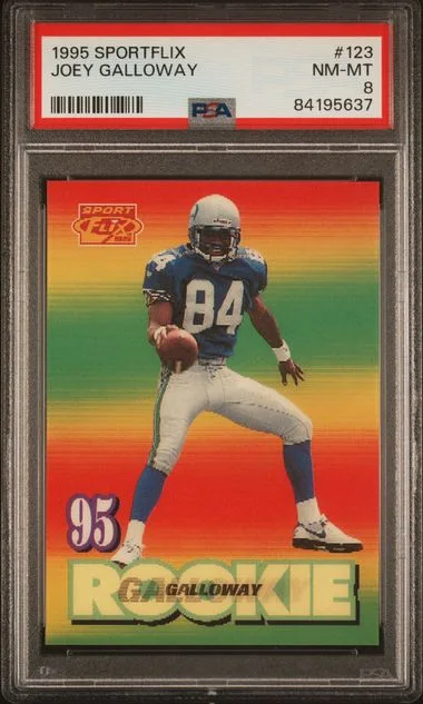 1995 Sportflix Joey Galloway #123 card image