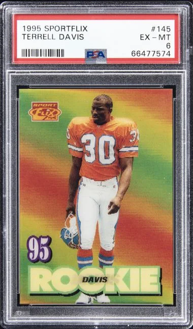 1995 Sportflix Terrell Davis #145 card image