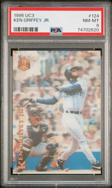 1995 Sportflix UC3 Ken Griffey Jr. #124 card image