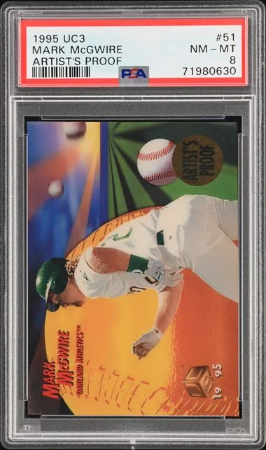 1995 Sportflix/Uc3 Artist'S Proof Mark Mcgwire #51 card image