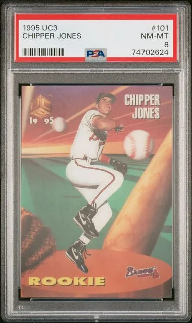 1995 Sportflix/Uc3 Chipper Jones #101 card image