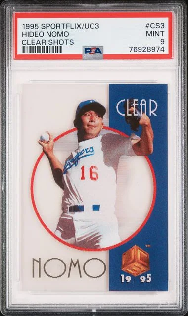 1995 Sportflix/Uc3 Clear Shots Hideo Nomo #CS3 card image
