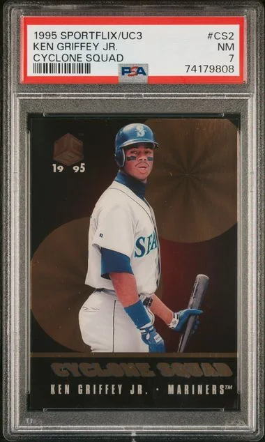 1995 Sportflix/Uc3 Cyclone Squad Ken Griffey Jr. #CS2 card image