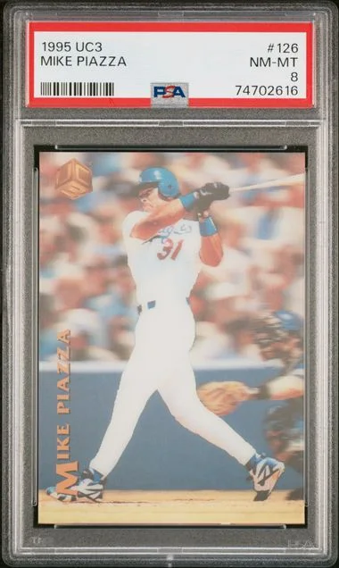 1995 Sportflix/Uc3 Mike Piazza #126 card image