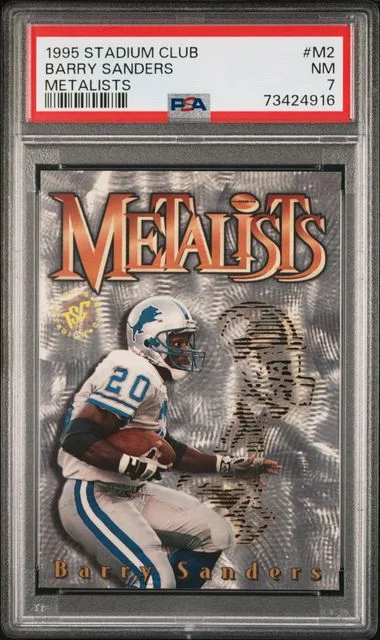 1995 Stadium Club Barry Sanders Metalists #M2 card image