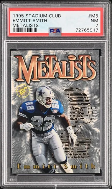 1995 Stadium Club Emmitt Smith Metalists #M5 card image