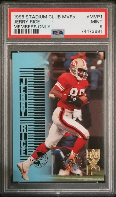 1995 Stadium Club Jerry Rice MVP #MVP1 card image