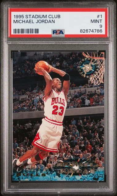 1995 Stadium Club Michael Jordan #1 card image