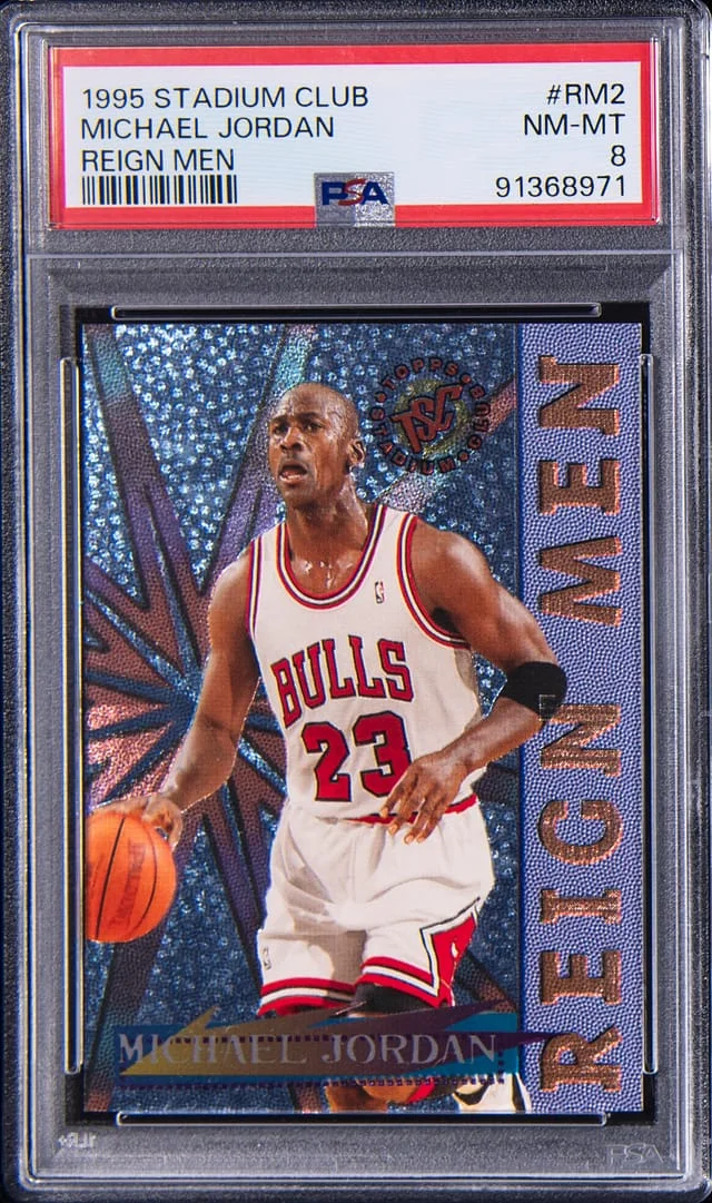 1995 Stadium Club Michael Jordan Reign Men #RM2 card image
