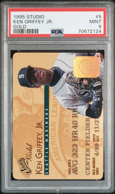 1995 Studio Gold Ken Griffey Jr. #5 card image