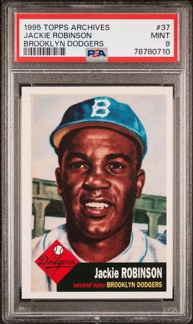 1995 Topps Archives Jackie Robinson Brooklyn Dodgers #37 card image