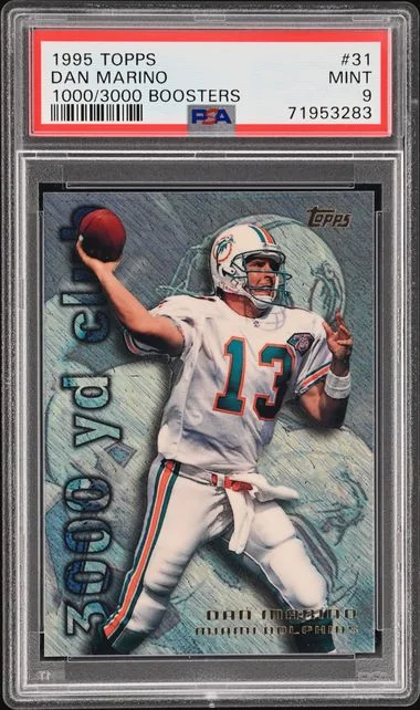 1995 Topps Dan Marino 1000/3000 Boosters #31 card image