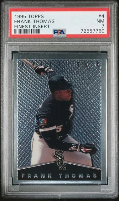 1995 Topps Finest Frank Thomas Insert #4 card image