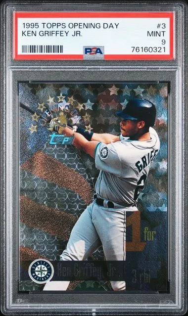 1995 Topps Ken Griffey Jr. Opening Day #3 card image
