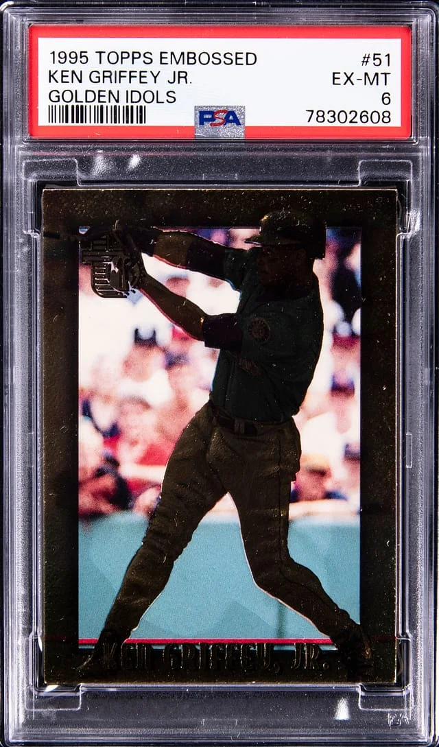 1995 Topps Ken Griffey Jr. Embossed Golden Idols #51 card image