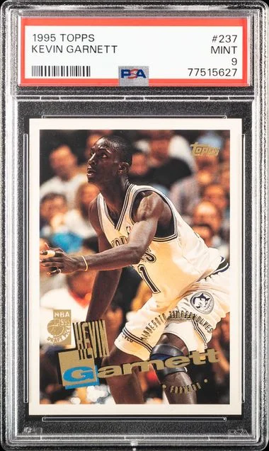 1995 Topps Kevin Garnett #237 card image