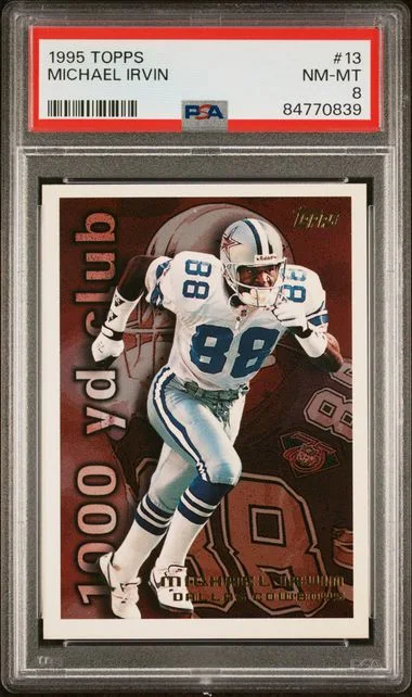 1995 Topps Michael Irvin #13 card image