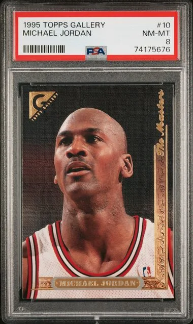 1995 Topps Michael Jordan Gallery #10 card image