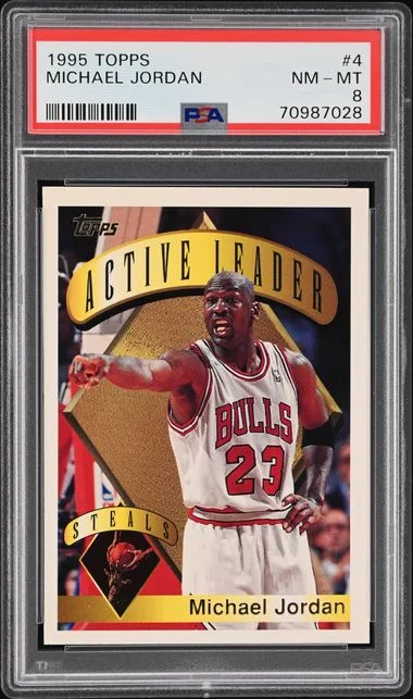 1995 Topps Michael Jordan #4 card image