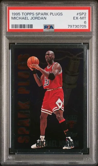 1995 Topps Michael Jordan Spark Plugs #SP2 card image