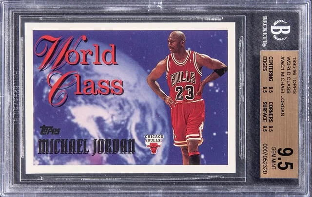1995 Topps Michael Jordan World Class #WC1 card image